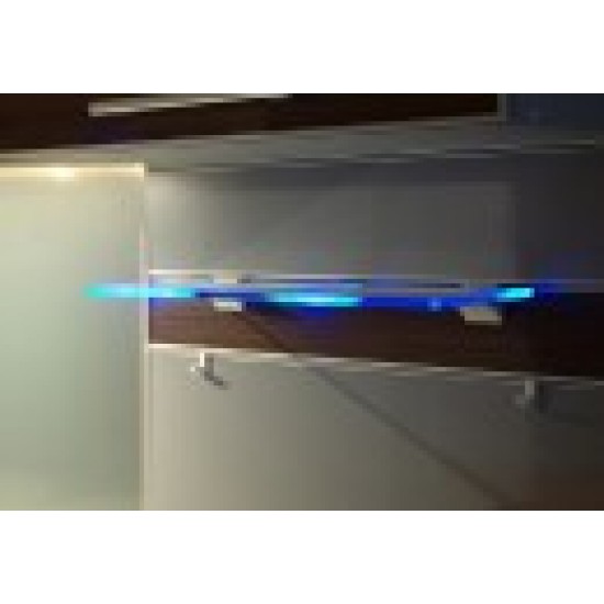 SAL LED üvegpolc megvilágítása - 2db + transzformátor fehér