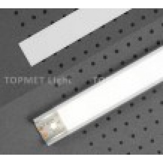 StrongLumio takaróprofil Slim/Smart10 LED profilhoz tejfehér 2m